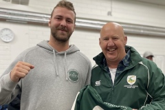 Lachie Milton with Nick Hatherly from AFRM